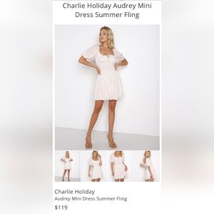 Charlie Holiday Floral Mini Dress